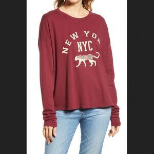 Treasure & Bond Long Sleeve Graphic NYC Tee